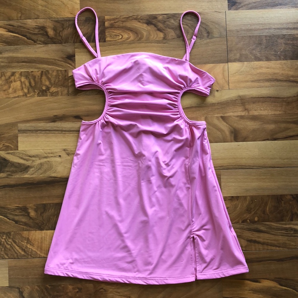 PINK CUTOUT DRESS - Picture 3 of 3